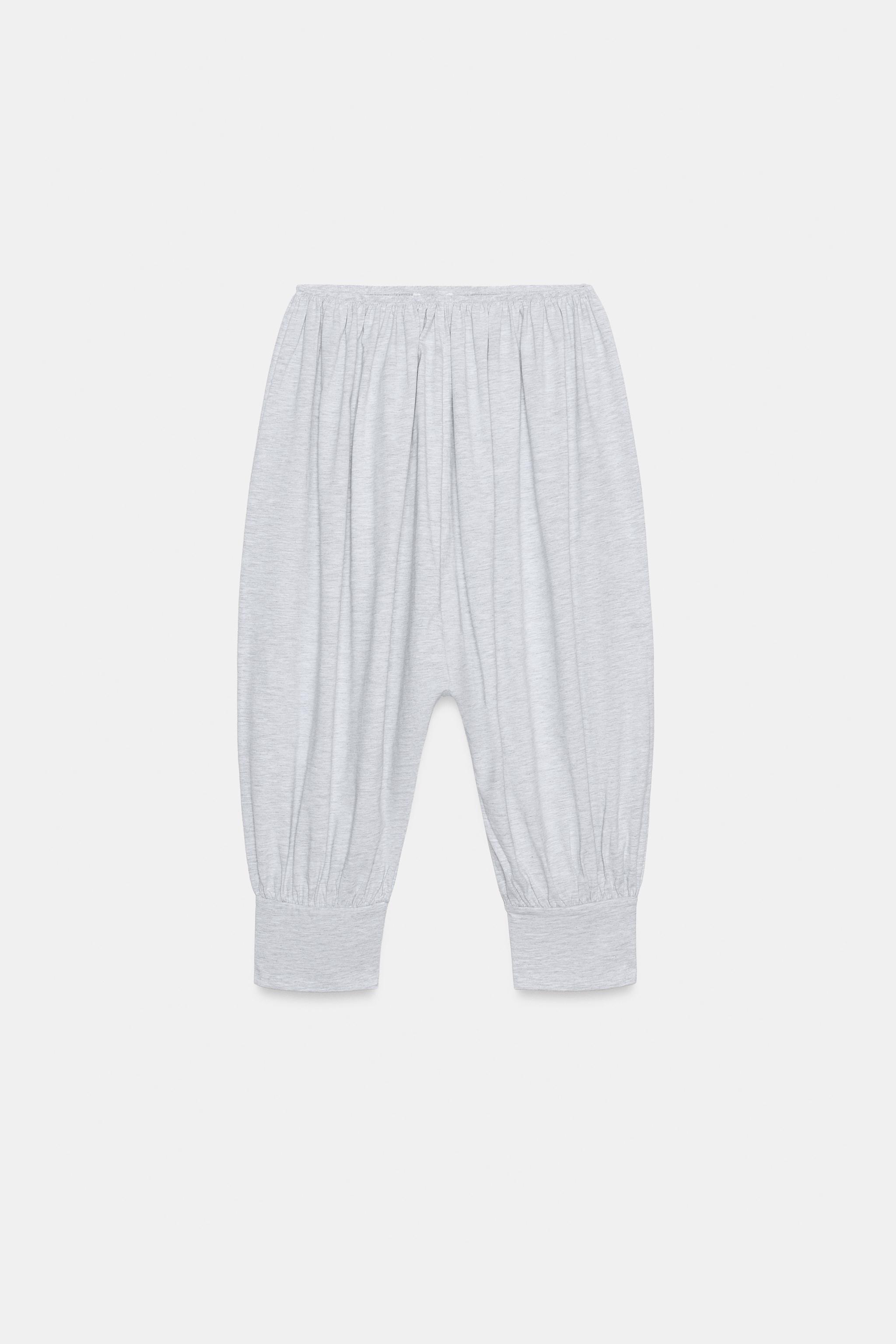 PANTALON CROP BOUFFANT